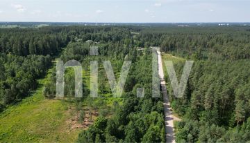 Land plot in a peaceful forest-edge location on the border of Valmiera